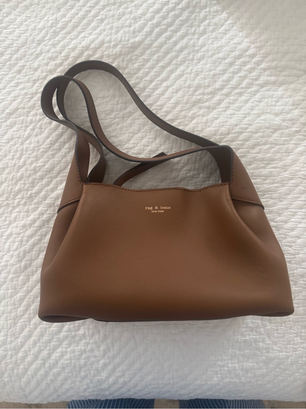 rag & bone Tan Leather Shoulder Bag